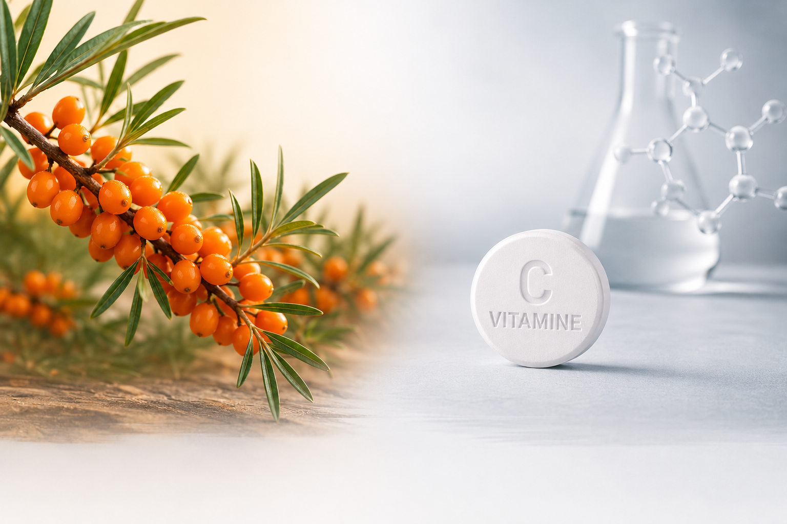 Vitamine C naturelle ou synthétique : quelles différences et laquelle choisir ? Image
