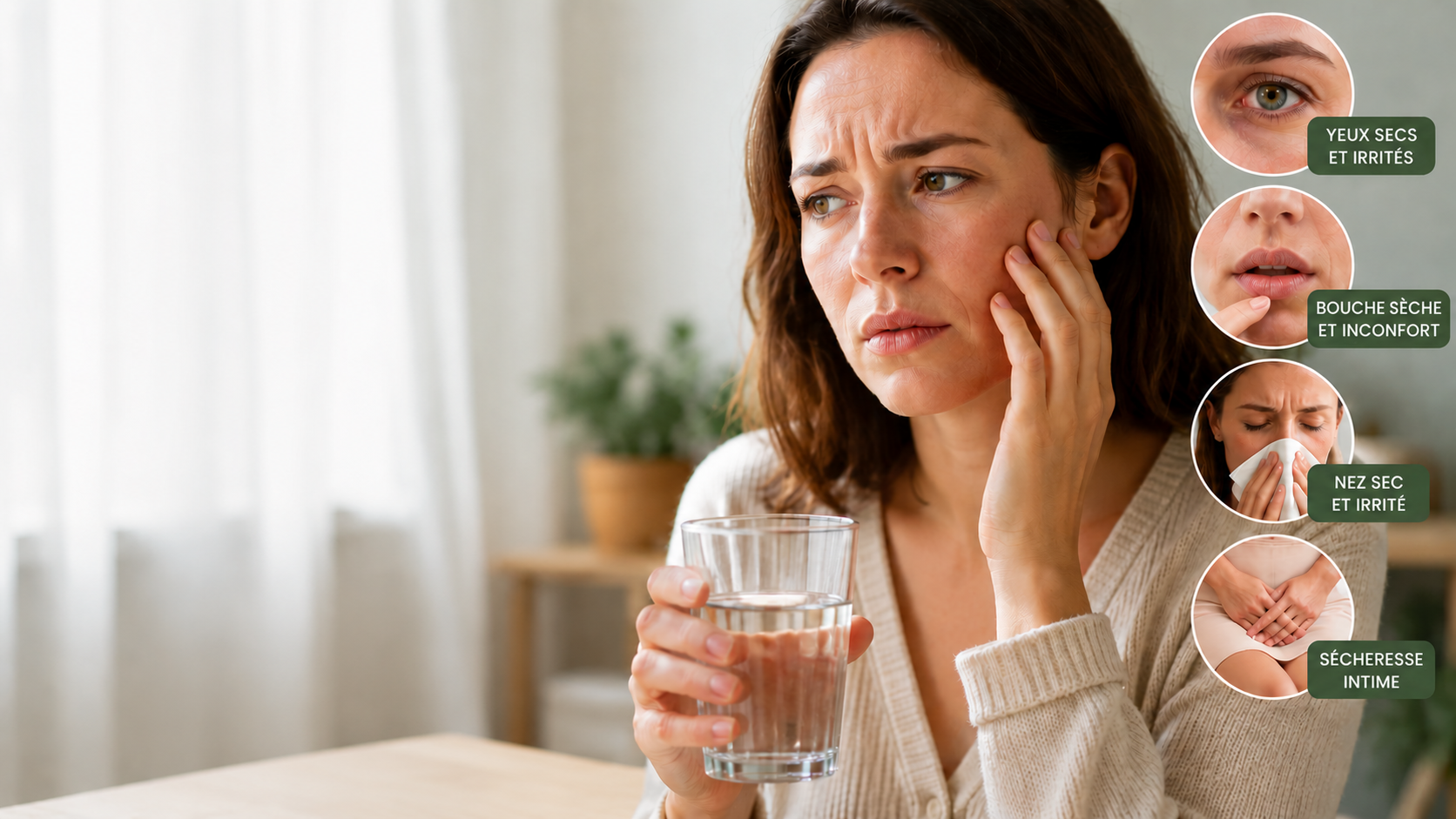 Syndrome sec : causes, symptômes et solutions naturelles