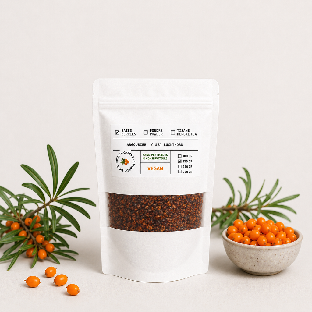 Baies d'Argousier Séchées - 150 g