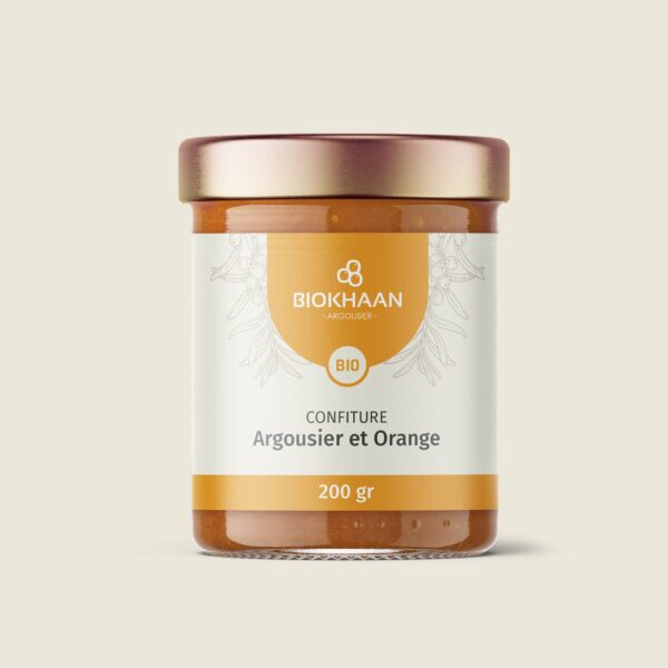 Confiture argousier et orange