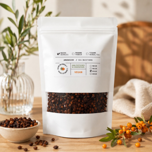 Baies d'Argousier Séchées 100g