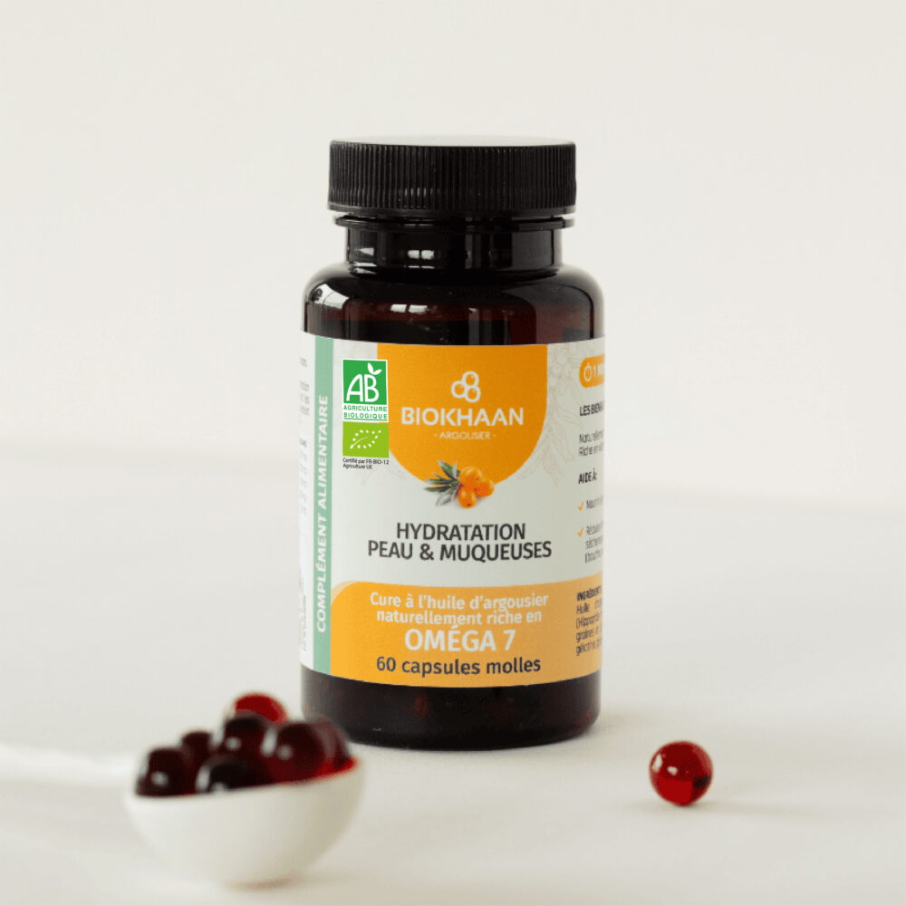 Capsules Argousier Hydratation Peau & Muqueuses